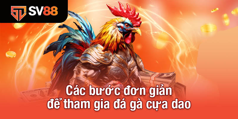 Đá Gà Cựa Dao - Môn Thể Thao Kịch Tính Và Đầy Thách Thức 3 Các bước đơn giản để tham gia đá gà cựa dao